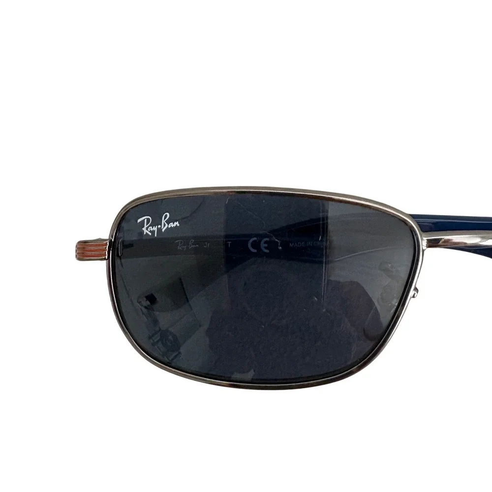 Ray-Ban Junior RJ9531S 200/80 Gunmetal Blue Rectangle Sunglasses 52-13-125
